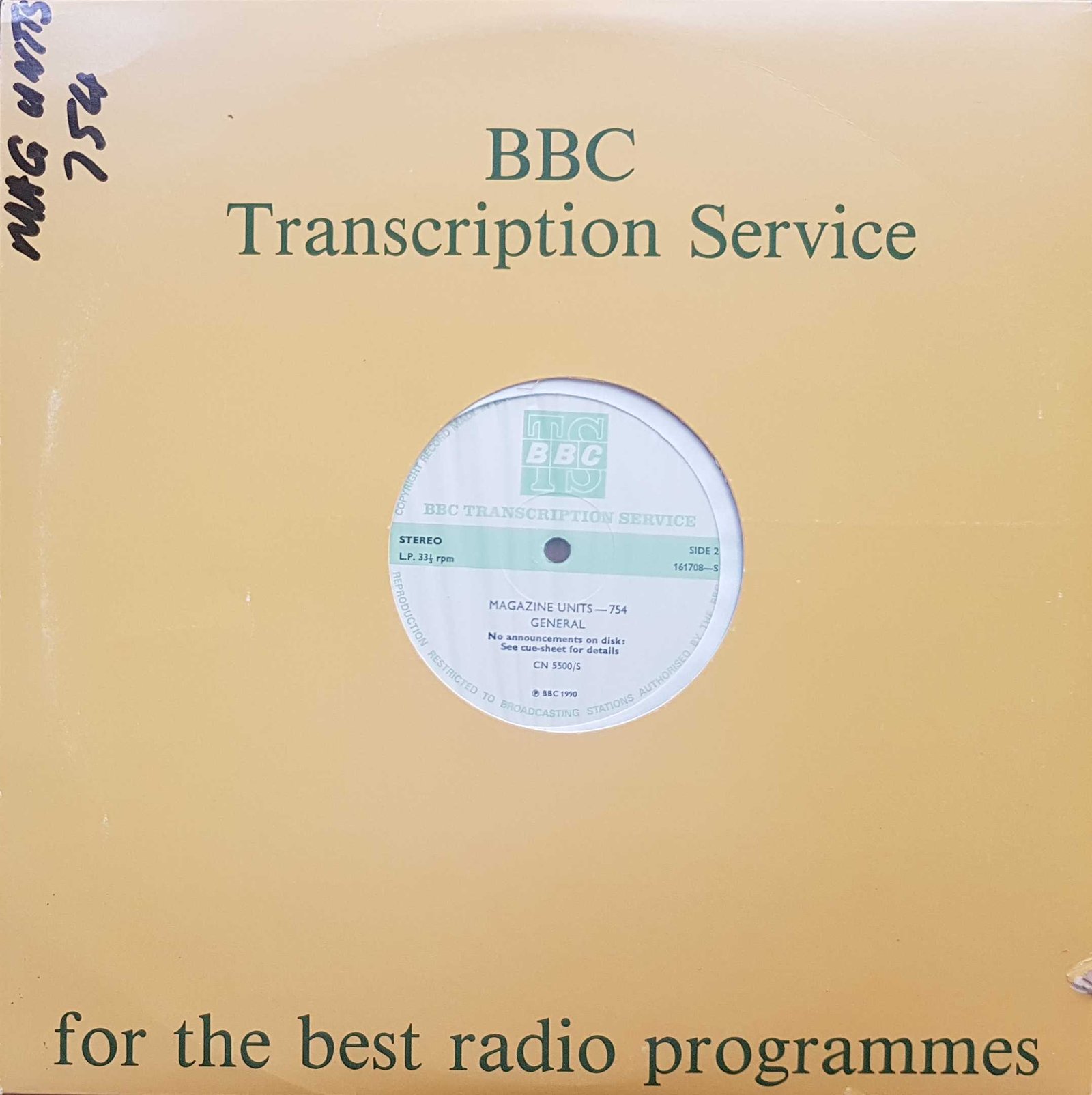 Back cover of CN 5500 S